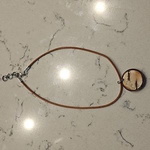 Handmade Birch Leather Necklace